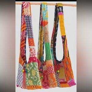 #J2. NWT Kantha Jhola Bag